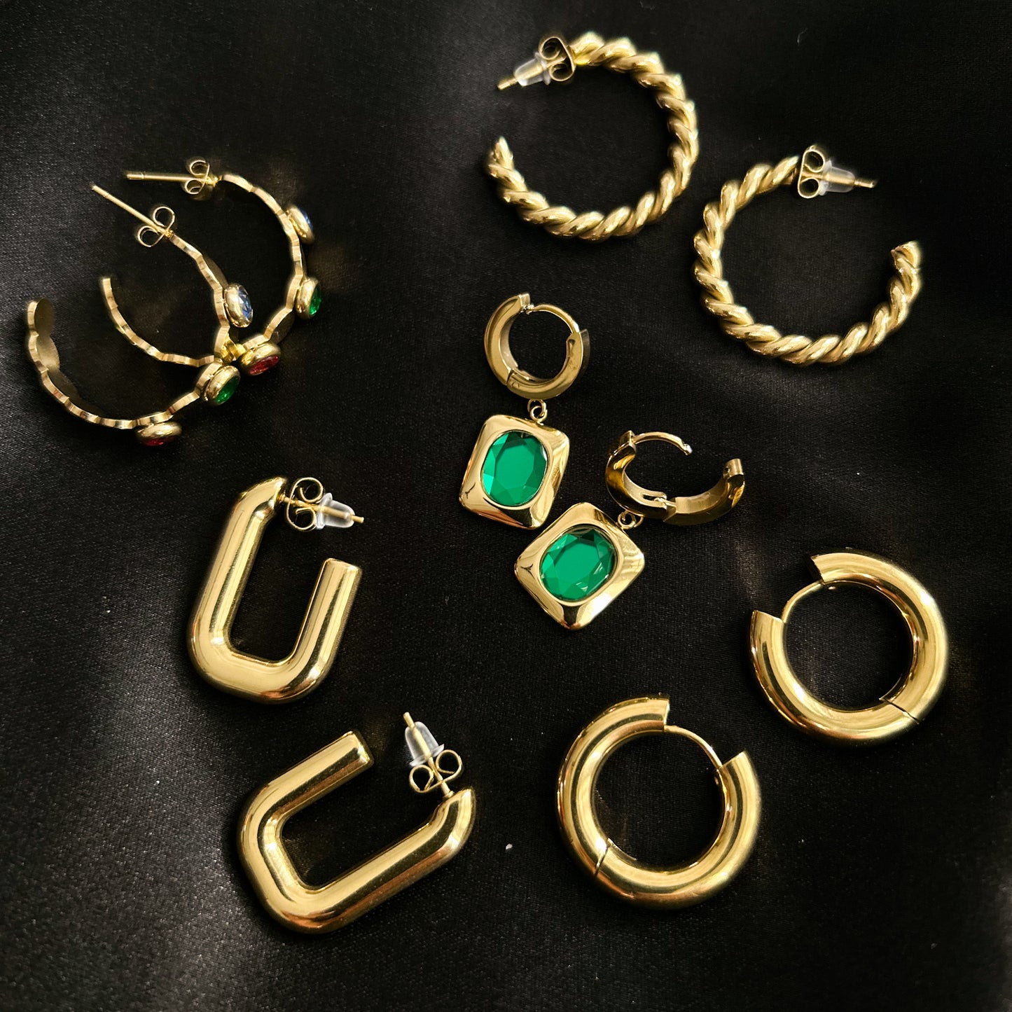 Verdant Huggies Earrings