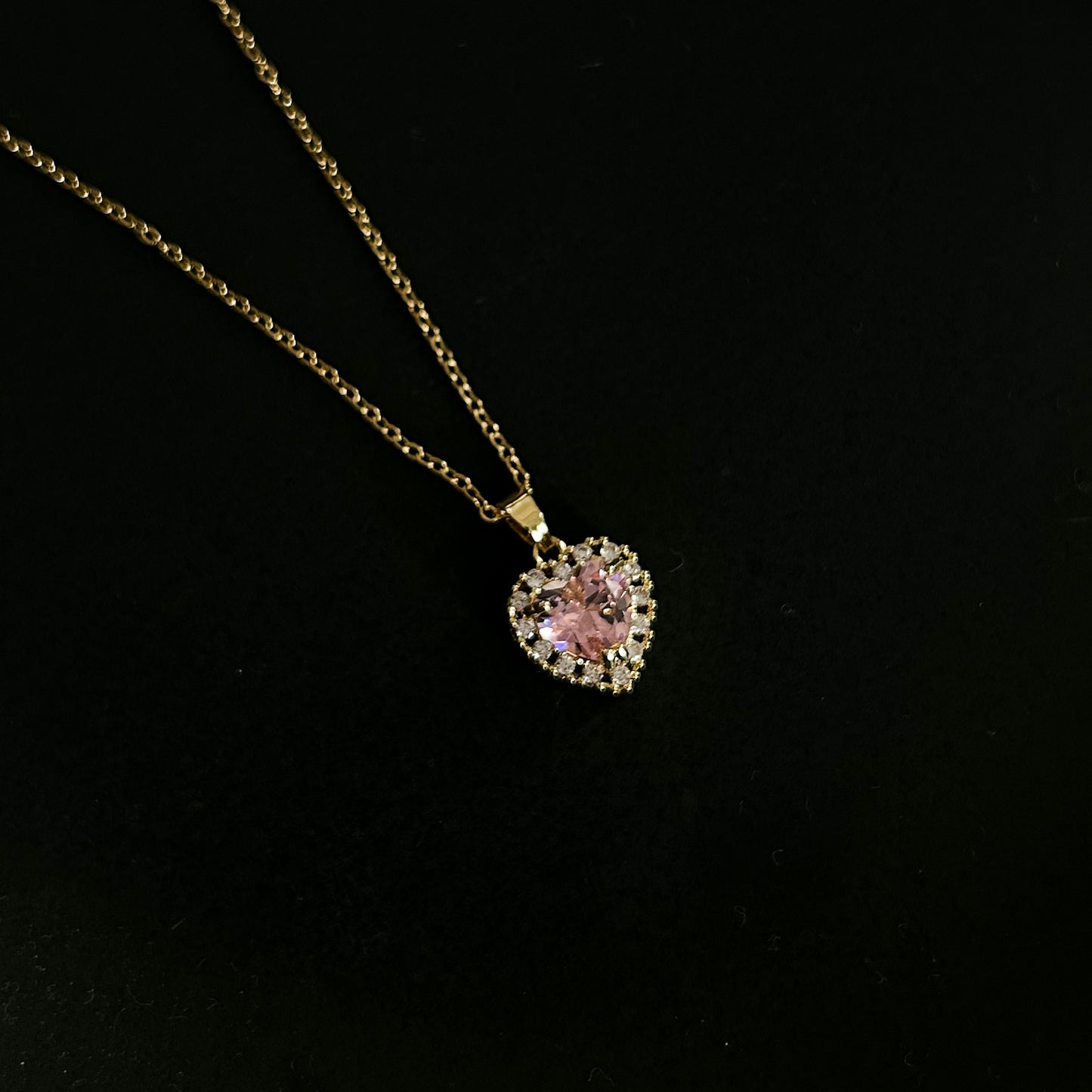Cold Heart CZ Necklace