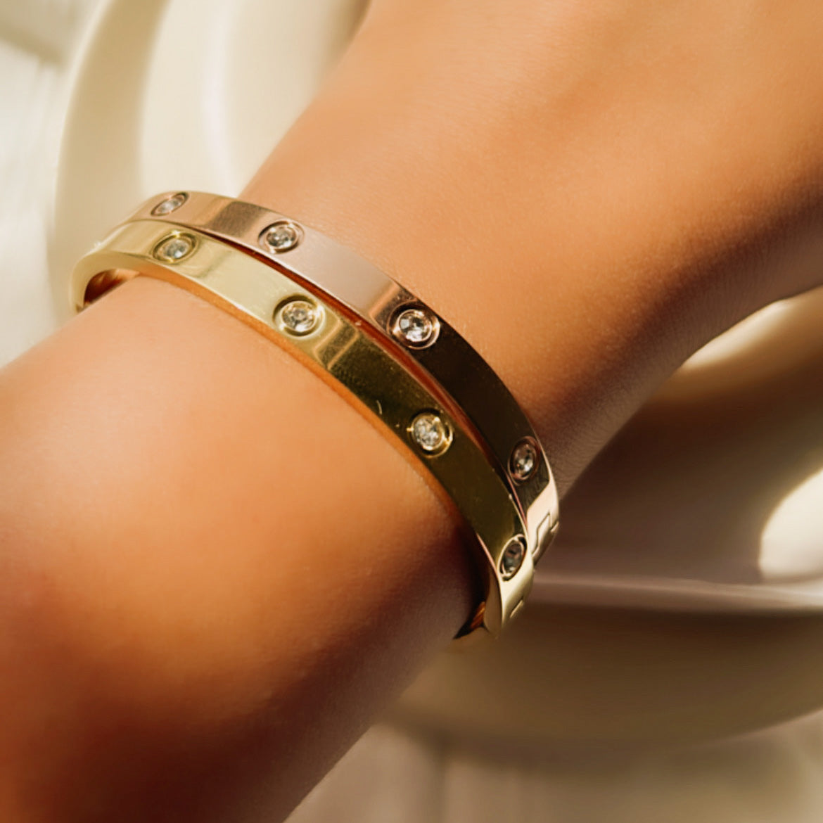 Bejewelled Bangle Bracelet