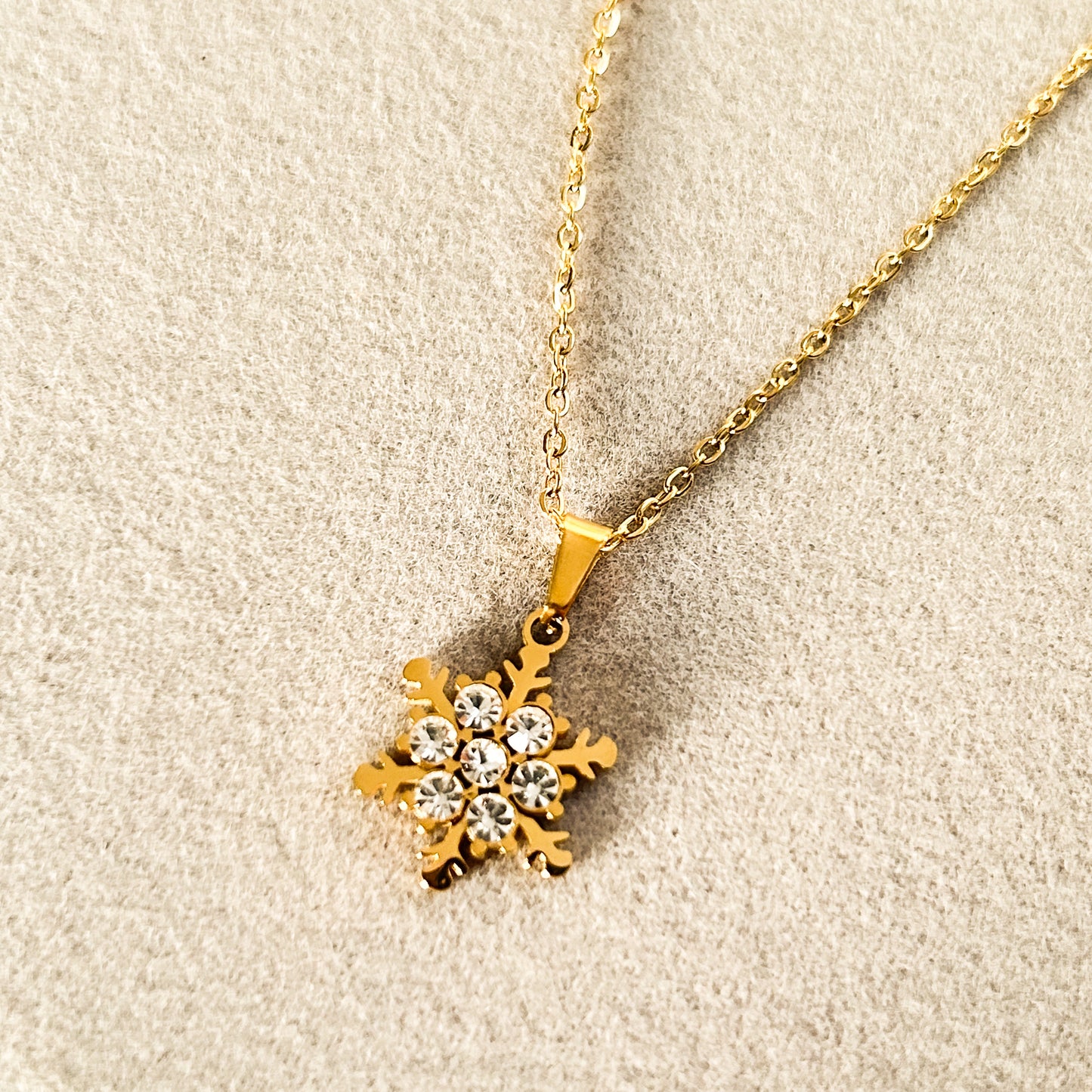 Snow Crystal Necklace