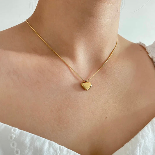 Golden Heart Necklace