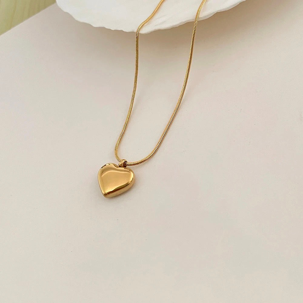 Golden Heart Necklace