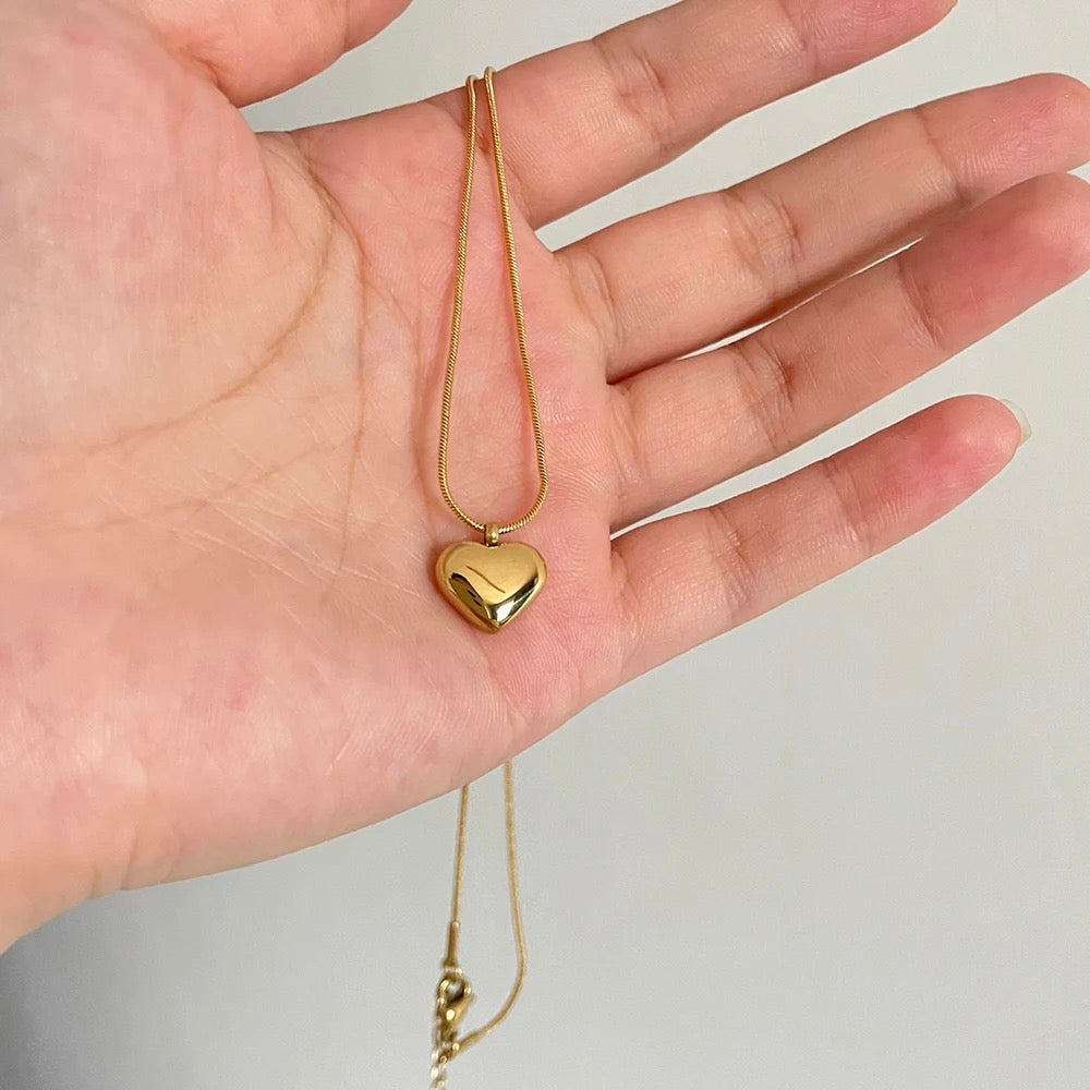 Golden Heart Necklace