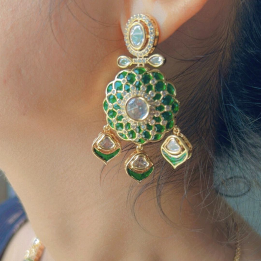 Floral Kundan Set