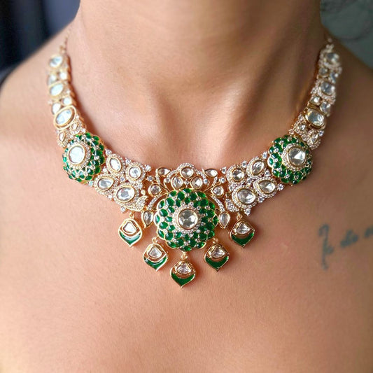 Floral Kundan Set