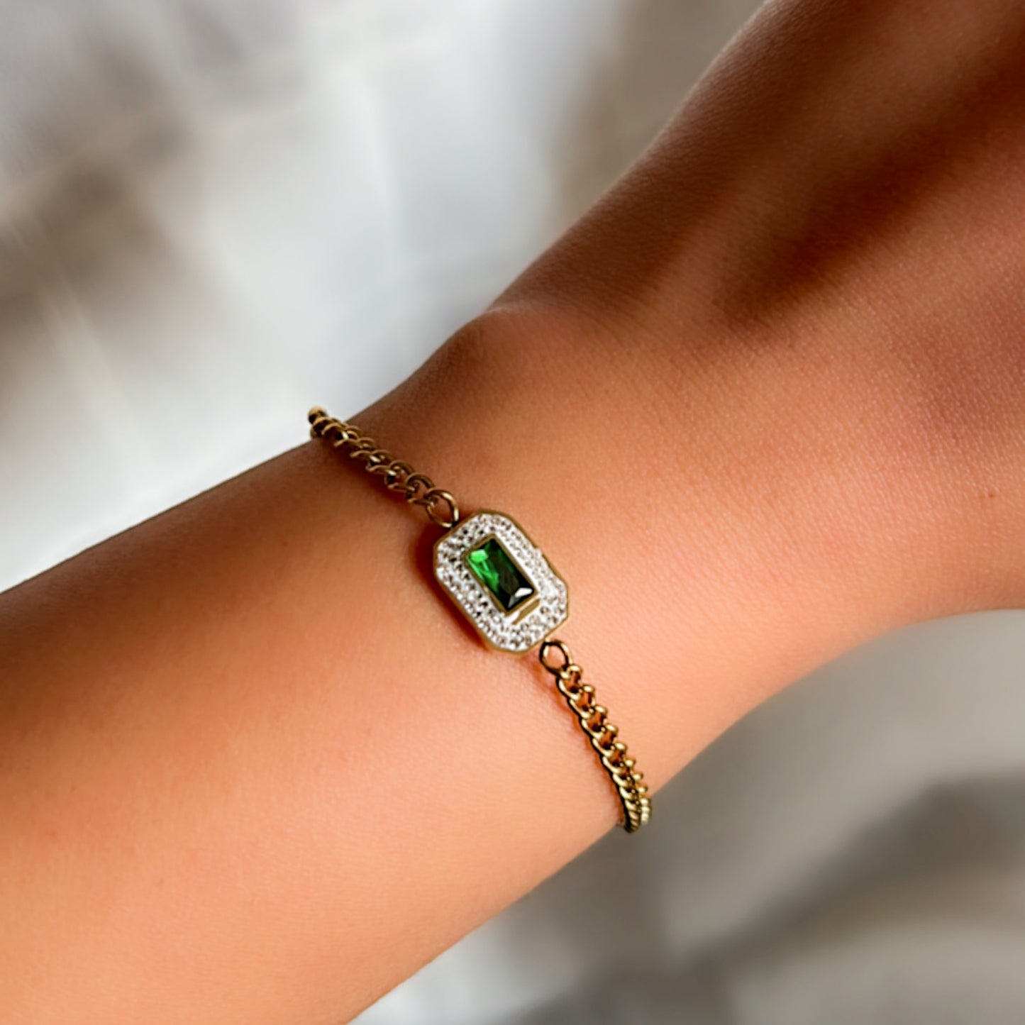 Dimitra Emerald Bracelet