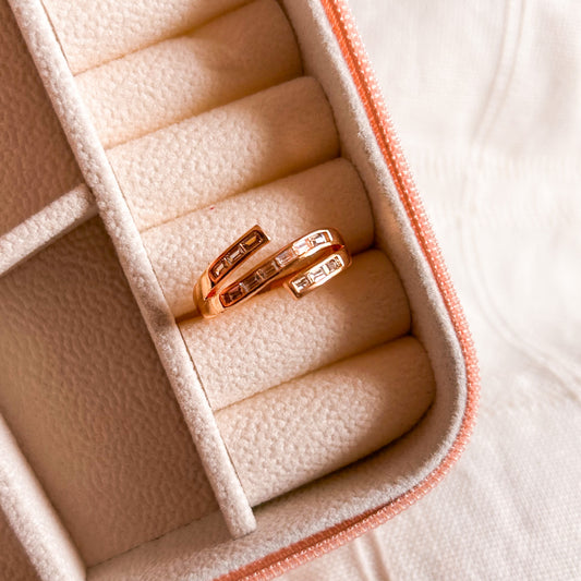 Multistone Blush Ring