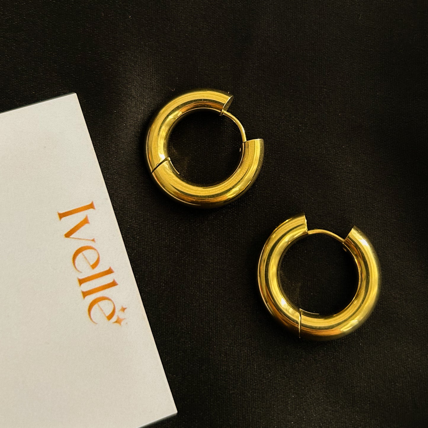 Round Hoop Earrings